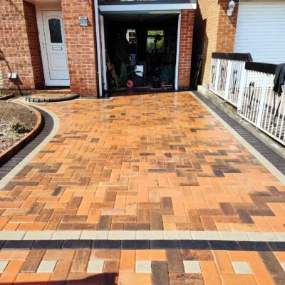 Block paved driveway laid by True Driveways in Nottingham